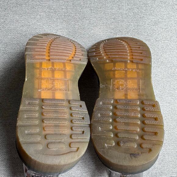 Dr. Martens 1460 Pascal 8 Eye Spectra Patent Combat Boot Metallic Gray Womens 8 - Picture 11 of 13